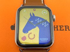 アップルウォッチ Apple Watch series6 HERMES 44MM GPS + Sellular エルメス 純正レザーベルト 箱 付属 MJ493J/A スマートウォッチ メンズ レディース