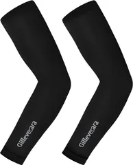 Gillevecara アームカバー 腕カバー アームスリーブ 夏 日焼け防止 UVカット 冷感 吸汗速乾 滑り止め付き UPF50+ 紫外線対策 レディース メンズ おしゃれ 無地 スポーツ用( ブラック,  M)