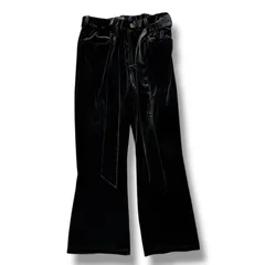 参考上代39600円  Lamrof 24AW SEXY BELL BOTTOM 2 セクシーベルボトム フレアパンツ ベロア ラムロフ LM-24AW-PT01 2 97499A4