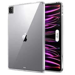 【数量限定】ESR iPad Pro 12.9 ケース アイパッド保護ケース アイパッドカバー ハイブリッド スリム 軽量 薄型 衝撃吸収 黄変しにくい ハード背面 ソフトフレーム Pencil 2対応 2022/2021モデル 第6世代/第5世代 (クリア)