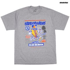 STREETWISE DOPE DOGS Tシャツ【GRAY】 (L・XL・2XL)(ストリートワイズ 通販 服 メンズ 大きいサイズ 半袖 ショートスリーブ ヘビーウエイト 厚手 ドジャース DODGERS)