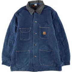 BIGBEN カバーオール　古着　ヴィンテージ　雰囲気　デニムジャケット 70〜80年代 ビッグベン デニムカバーオール メンズXL 古着 BIG