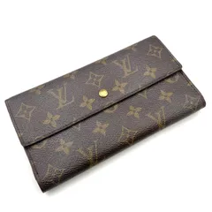 【鑑定済み】正規品 難あり ルイヴィトン LOUIS VUITTON M61215  ポルトトレゾール・インターナショナル LV  三つ折り長財布