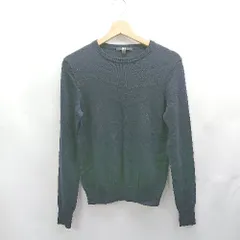 ◇ ⊇ UNIQLO ユニクロ ウール100％ 長袖 セーター サイズM ネイビー レディース E  【1502180054440】