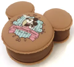 【中古】収納・携帯用アイテム ミッキーマカロン(チョコレート) スーベニアケース 「ディズニー」 東京ディズニーリゾート限定 メニュー注文特典