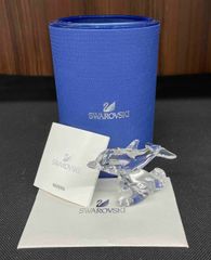 SWAROVSKI スワロフスキー クリスタル ペンギンの親子 置物 皇帝