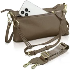 【数量限定】[アンコール] ショルダーバッグ 【長財布も入る】 スマホ ショルダー 本革 高見え ベルト2種類 横型 レディース 小さめ スマホポーチ 斜めがけ ミニショルダー 財布 スマホポシェット スマホ バッグ 軽量 ショルダーポーチ サコッシュ ギフト