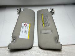 【純正品】　トヨタ　プリウスアルファ　ZVW40W/ZVW41W　サンバイザー　左右セット　室内用　中古品　汚れ多少あり　鏡付き