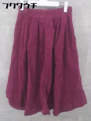 ◇ ehka sopo エヘカソポ SM2 サマンサ モスモス コーデュロイ素材 ロング フレア スカート サイズM パープル系 レディース 【中古】 【1101270010979】