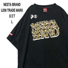 NESTA BRAND・LION TRADE MARK  ロゴT シャツ　L レゲエ