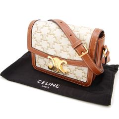中古 美品】セリーヌ ショルダーバッグ ティーン トリオンフ TRIOMPHE