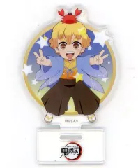 【中古】アクリルスタンド・アクリルパネル 我妻善逸 「鬼滅の刃×ufotable Cafe×マチ★アソビCAFE 12星座イベント2022 ランダムアクリルスタンドB」