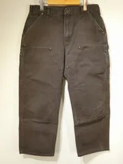 超スペシャル　00's carhartt ダブルニー ダークブラウン33×30 超スペシャル 00's carhartt ダブルニー ダークブラウン33×30