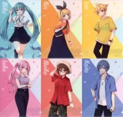 【中古】クリアファイル 全6種セット オリジナルA5クリアファイル 「初音ミク 15th Anniversary×ローソン」 対象お菓子購入特典