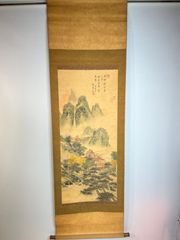 良品 置時計 屏風時計 春秋山水 鹿野漆器 - メルカリ