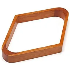 (9 Ball Diamond) - GSE Games & Sports Expert 2-Tone Solid Wood Billiard 8-Ball Triangle & 9-Ball Diamond Pool Ball Racks