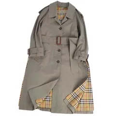 極美品 バーバリー BURBERRY コート シングル トレンチコート コットン