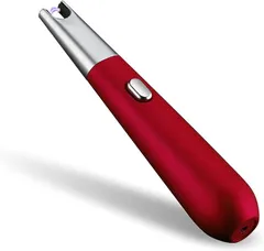 ANCL プラズマライター 電子ライター USB充電式 トーチ PEラインカッター(レッド)
