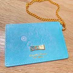 サマンサタバサプチチョイス　パスケース　アリエル　ディズニーコラボ　プリンセス　ライトブルー　定期入れ　カードケース　リトルマーメイド