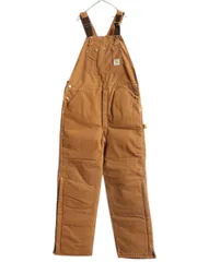 【お得なクーポン配布中!】 ほぼ デッドストック 00s USA製 US企画 カーハート ダブルニー ダック オーバーオール メンズ 38 34 オールド 中綿 キルティング ライナー