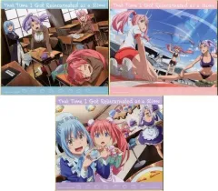 【中古】紙製品 全3種セット 描きおろし色紙 「一番くじ 転生したらスライムだった件～私立テンペスト学園!～」 D賞