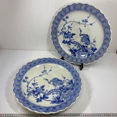 古伊万里 鉢 火入 筆筒 4点 直径17.4/9.8/5.5㎝東な7-0111①