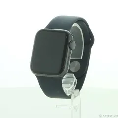 〔中古品〕 Apple Watch SE 第1世代 GPS 40mm スペースグレイアルミニウムケース ミッドナイトスポーツバンド【196】