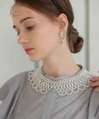 再入荷！PREFERIR つけ襟 パール ネックレス【匿名配送・新品・未使用・タグ付き】PREFERIR 大人可愛い プリンセス ネックレス