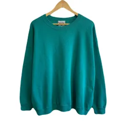 USA製 Lee リー トレーナー スウェット 無地 緑 グリーン 青緑 ターコイズ No.U068