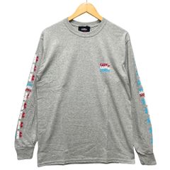 SAPEur サプール 品番 A0021-180 ロゴ プリント 長袖Ｔシャツ グレー サイズ M 正規品 / 51305