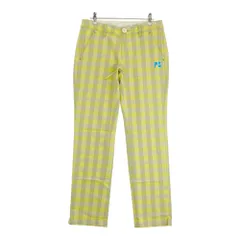 サイズ：1 PEARLY GATES パーリーゲイツ  パンツ チェック柄 イエロー系 [240001166323] ゴルフウェア レディース ストスト