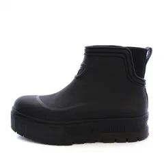 puma ブラックショートレインブーツ pumaのロゴ付き puma ブラックショートレインブーツ pumaのロゴ付き