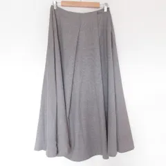 定価21万円fabiana filippi シアサッカー生地ロングフレアスカート