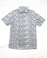 Takashimaya タカシマヤ  フラワーレース　半袖カットソー　ブラウス  L グレー 176654】Takashimaya タカシマヤ フラワーレース 半袖カットソー