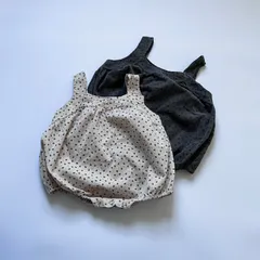 韓国子供服　nunubiel　小花柄ロンパース