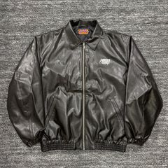 極美品 BUDSPOOL FAUX LEATHER JACKET M 舐達麻 バッツプール