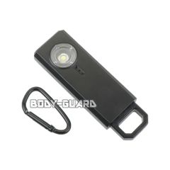 カラビナ式防犯ブザー　充電式　PA02　ブラック
