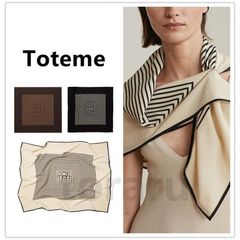 トーテム Toteme 大判 ストール マフラー シルク レディース 防寒 出掛け