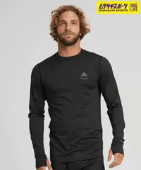 【ムラスポ公式】新品 BURTON バートン スノーボード ウェア インナー ユニセックス IN LTWT X BASELAYER CREW ムラサキスポーツ 24-25モデル LL H30
