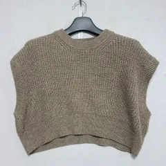 TWEE(トゥウィー) クロップド ニット ベスト レディース 90 ㅡ 0225