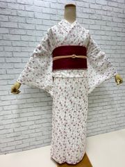 レースの着物　新柄　小紋　仕立て上がり　新品【10078421-3】フリーサイズ　レースの着物