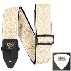 ERNIE BALL アーニーボール ストラップ EB 5627 DIAMOND BLOSSOM JACQUARD STRAP ★ピック付き 【ゆうパケット】