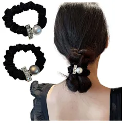 新品 FASELE ヘアゴム 髪ゴム 細めシュシュ スタイリッシュ 優雅 ヘアアクセサリー シンプル サテン 森ガール エレガント 上品さ 髪飾り 女性 高弾性 おしゃれ 日常 通勤 プレゼント 贈り物