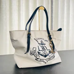 専用　LAUREN RALPH LAUREN  ラルフローレン レザー　キャンバス　トートバッグ　ショルダーバッグ