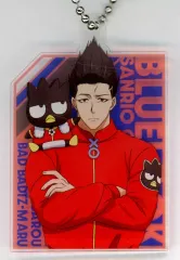 【中古】キーホルダー 馬狼照英×バッドばつ丸 「ブルーロック×サンリオキャラクターズ カプセルトイ ミニアクリルキーホルダー」 会場限定