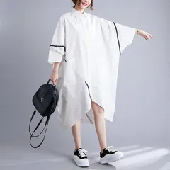 シャツワンピース カーディガン レディース ゆったり ワンピース 無地 ロング  ワンピース 羽織り 前開き ライトアウター 春 夏 体型カバー chaoliu142