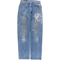 古着 ~90年代 リーバイス Levi's 501 ペイント ストレートデニムパンツ メンズw29相当 ヴィンテージ/evb009820