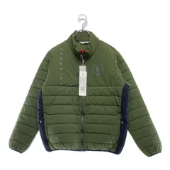 未使用品 メンズ アンパスィ and per se ブルゾン LL カーキ ダブルジップ 中綿入り