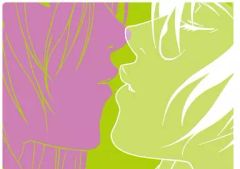 [중고] 클리어 파일 [단품] 센바가하라 히타기 & 카미하라 스루가 A4 클리어 파일 [이치 반 쿠지 이야기 시리즈 ~ 복권, 파나의!~] E상 클리어 파일 3장 세트