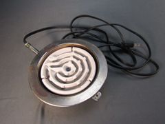 電熱器　小型 電気コンロ 直径14cm